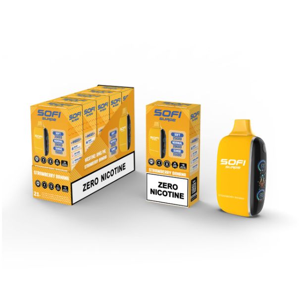SOFI Surge 25,000 Puffs Zero Nicotine Disposable Strawberry Banana