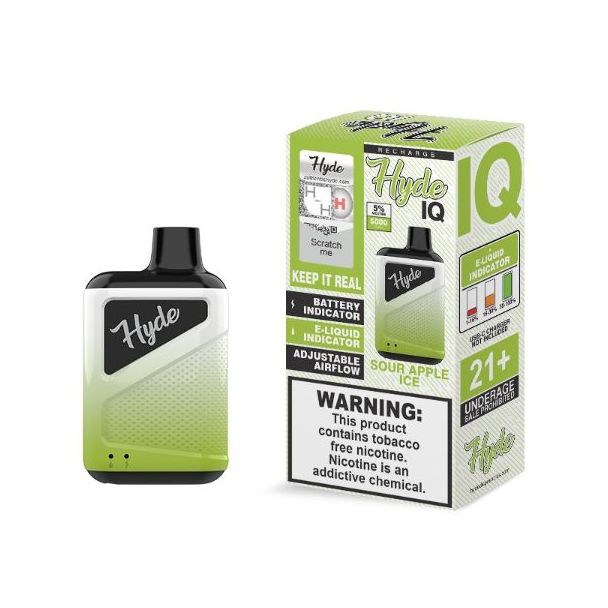 Sour Apple Ice Hyde IQ 5000 Puffs Disposable