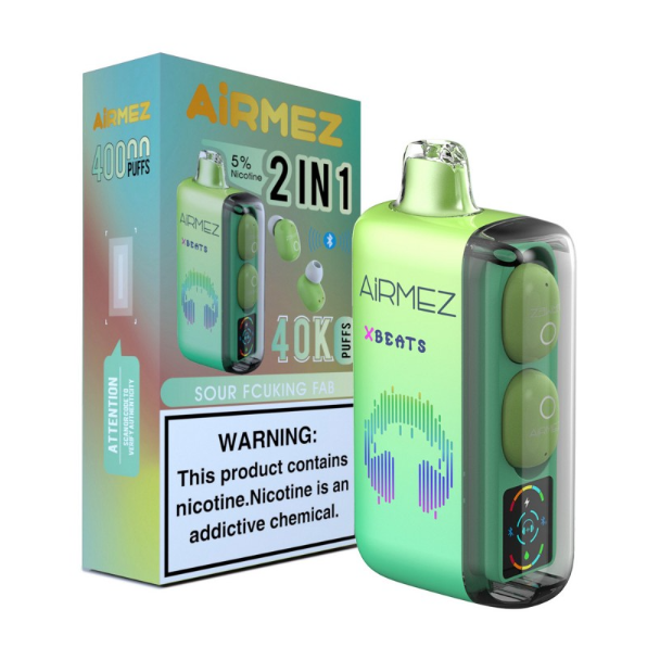 Best Deal AirMez X-Beats 40,000 Puffs Disposable - Sour Fcuking Fab