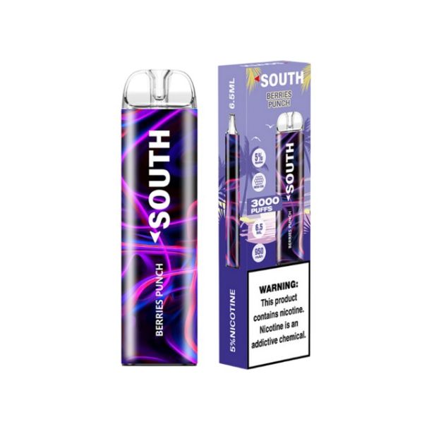 South by North 3000 Puffs Disposable - Berries Punch