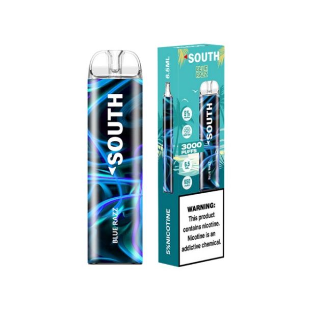 South by North 3000 Puffs Disposable - Blue Razz
