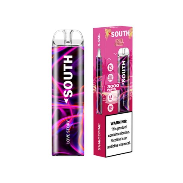 South by North 3000 Puffs Disposable - Love Story