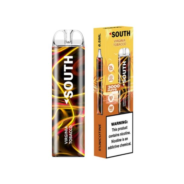 South by North 3000 Puffs Disposable - Virginia Tobacco