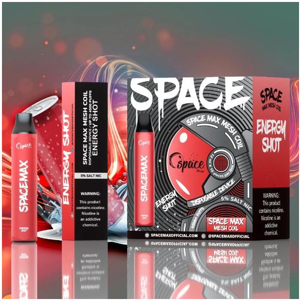 Energy Shot Space Max 4500 Puffs Mesh Disposable 10-Pack Ejuices Wholesale Price!