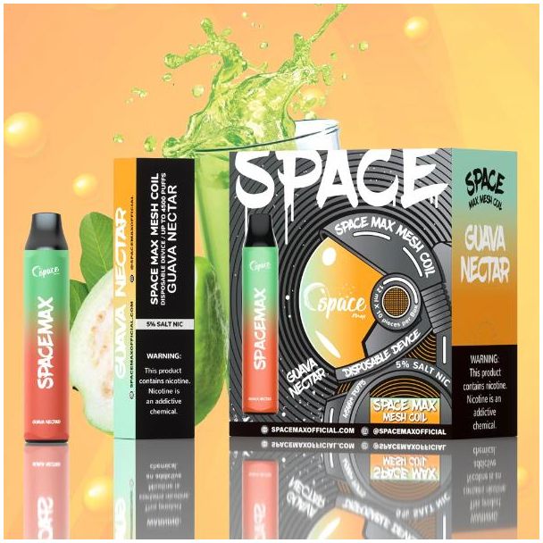 Guava Nectar Space Max 4500 Puffs Mesh Disposable 10-Pack Bulk Deal!