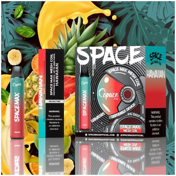 Hawaiian Space Max 4500 Puffs Mesh Disposable 10-Pack Bulk Deal!