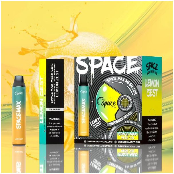 Lemon Zest Space Max 4500 Puffs Mesh Disposable 10-Pack Bulk Price!