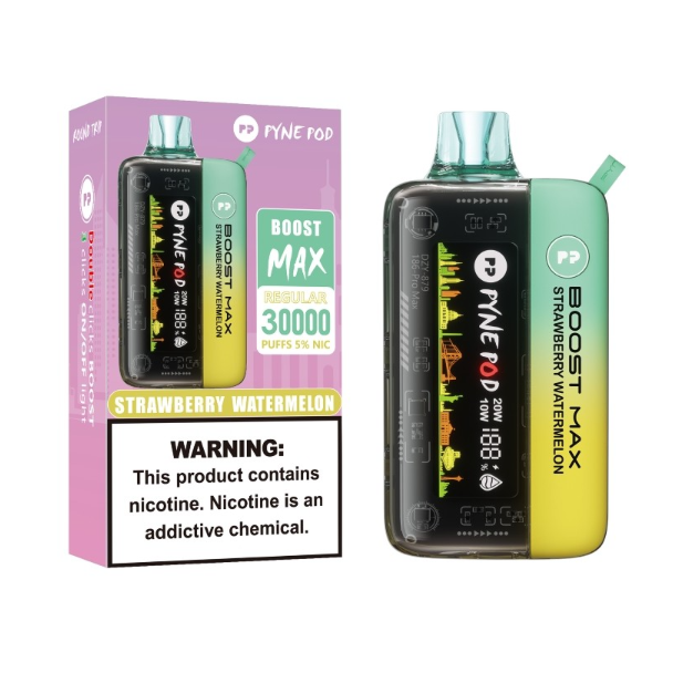 Best Deal Pyne Pod Boost Pro Max 30,000 Puffs Disposable - Strawberry Watermelon