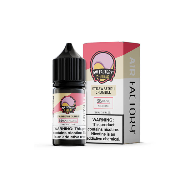 Air Factory Salt E-Liquid 18mg/36mg - Strawberry Crumble