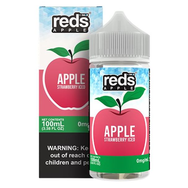 7Daze Reds 100mL Strawberry Iced