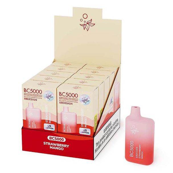 EB Designs BC5000 Disposable-10-Pack Strawberry Mango