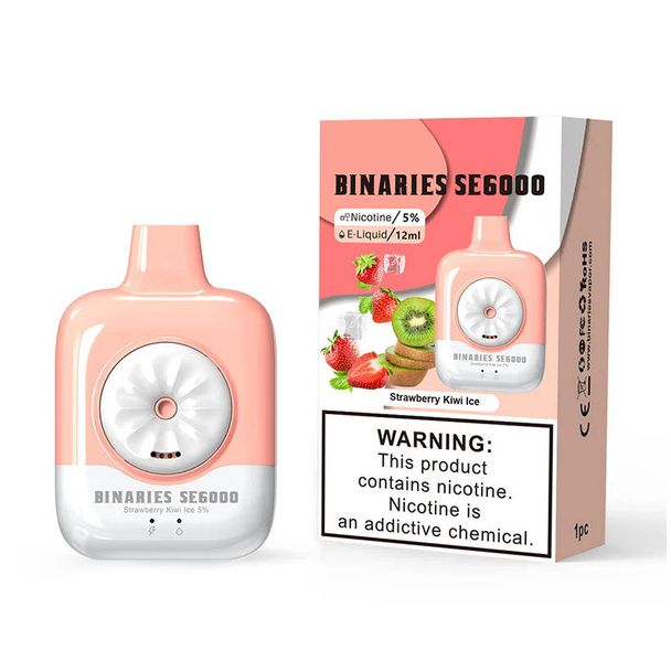 Best Deal HorizonTech Binaries Cabin SE6000 Puffs Disposable - Strawberry Kiwi Ice