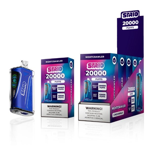 Strio 20000 Puffs Rechargeable Disposable - Nightcrawler
