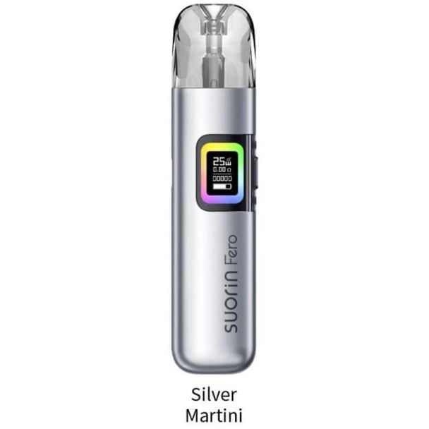 Suorin Fero 25W Pod System Kit Silver Martini