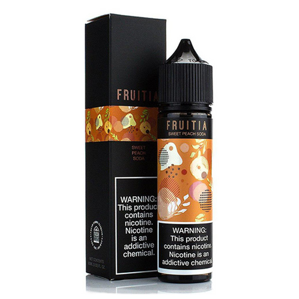 Best Deal Fruitia E-Liquid 60ML - Sweet Peach Soda