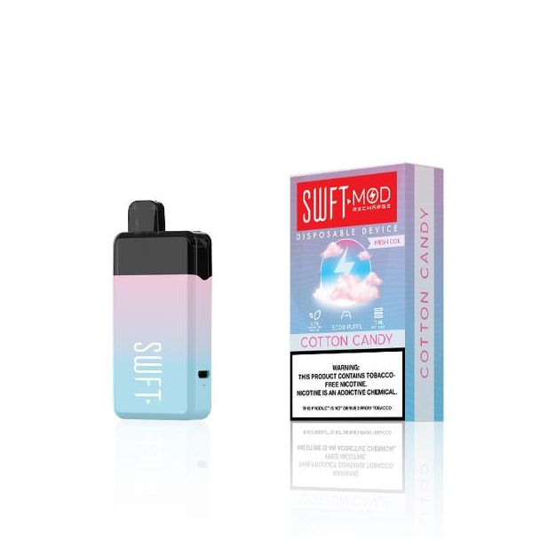 Cotton Candy SWFT Mod Single Disposable Ejuices Wholesale Deal!