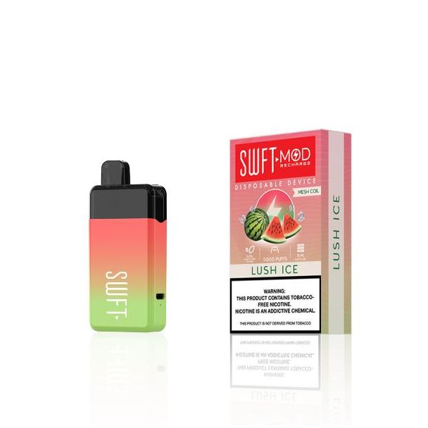 Lush Ice SWFT Mod Single Disposable Ejuices Wholesale Deal!