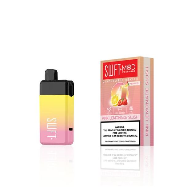 Pink Lemonade Slush SWFT Mod Single Disposable Ejuices Wholesale Price!