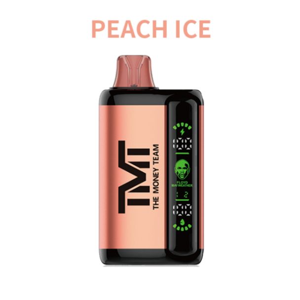 TMT by Floyd Mayweather 15,000 Puffs Disposable  Peach Ice