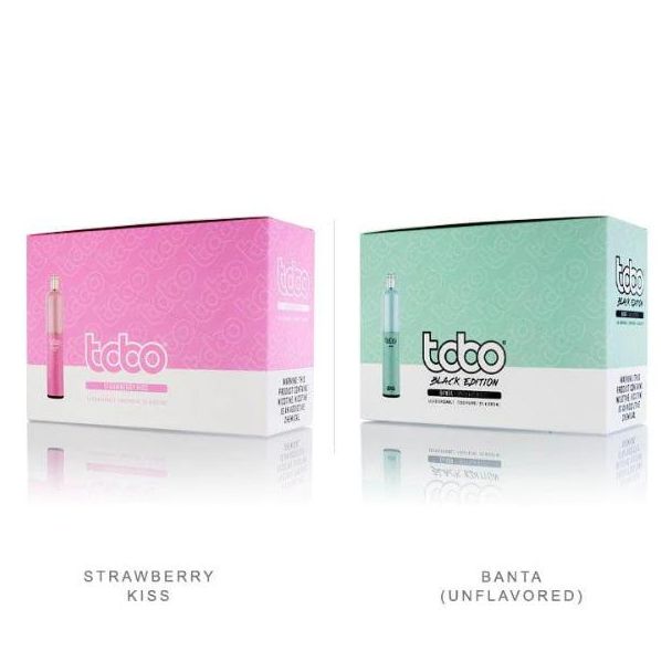Strawberry Kiss & Banta Tobo 2500 Puffs Disposable 10-Pack Bulk Deal!