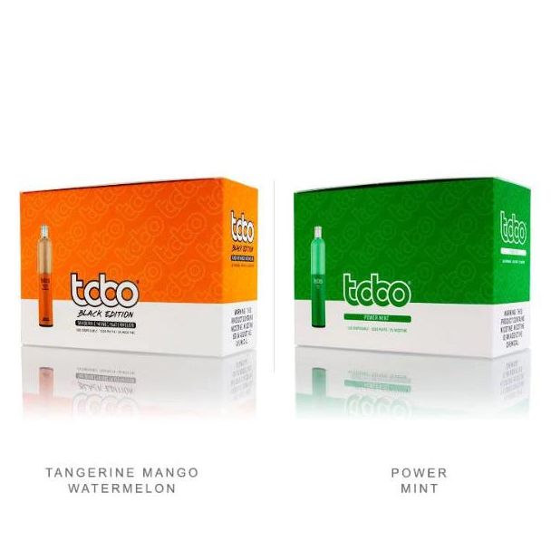 Tangerine Mango Watermelon & Power Mint Tobo 2500 Puffs Disposable 10-Pack Bulk Deal!