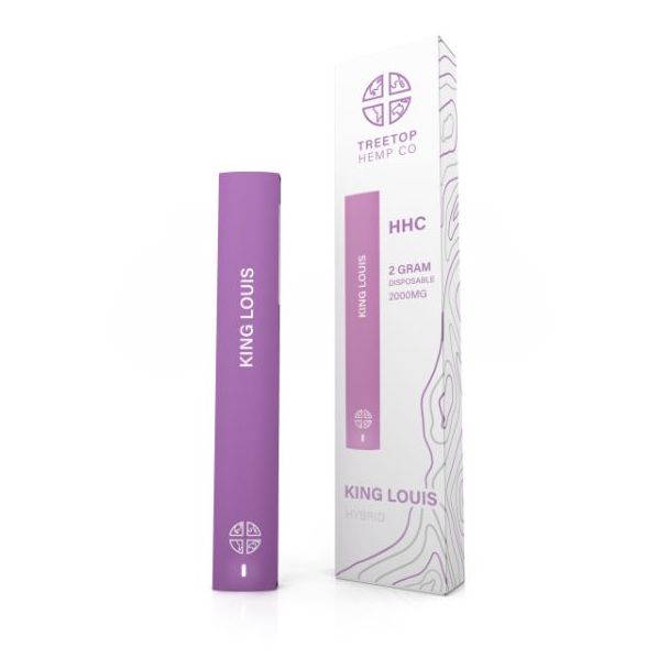 King Louis Treetop Hemp Co. HHC Single Disposable 2g Bulk Price!