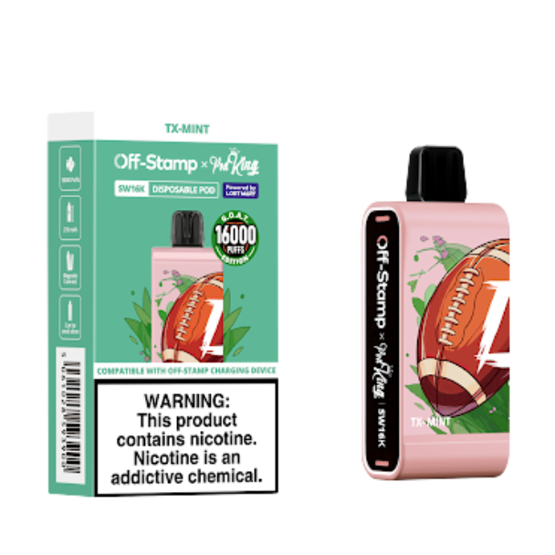 Off-Stamp x Pod King SW16000 Disposable Pod-TX Mint