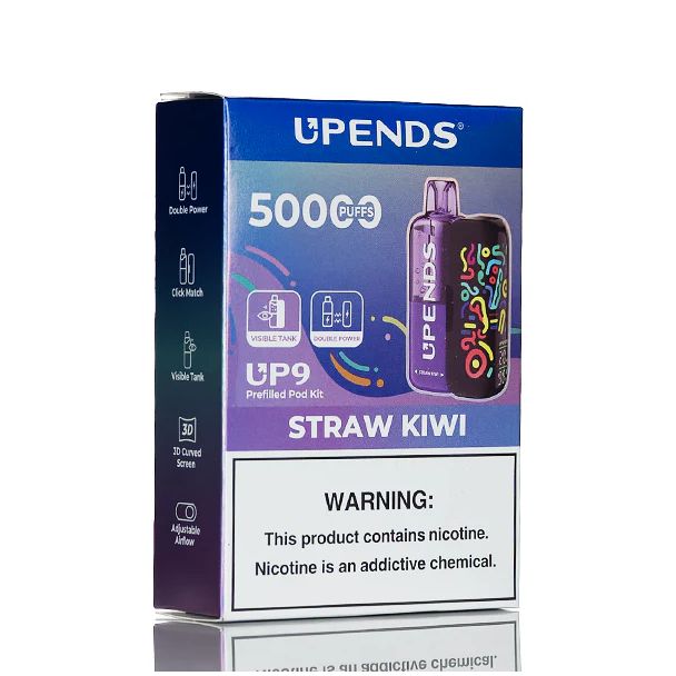 UPENDS UP9 50K Puffs Disposable Kit Straw Kiwi
