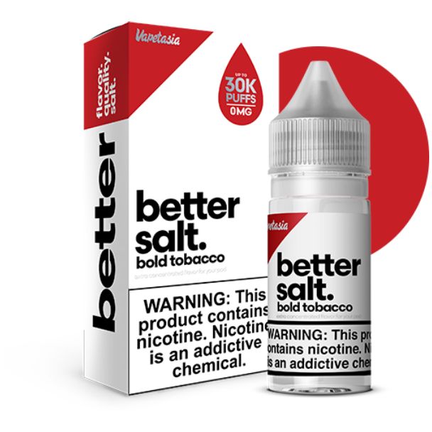 Vapetasia Better Salt Series E-liquid 30mL Bold Tobacco