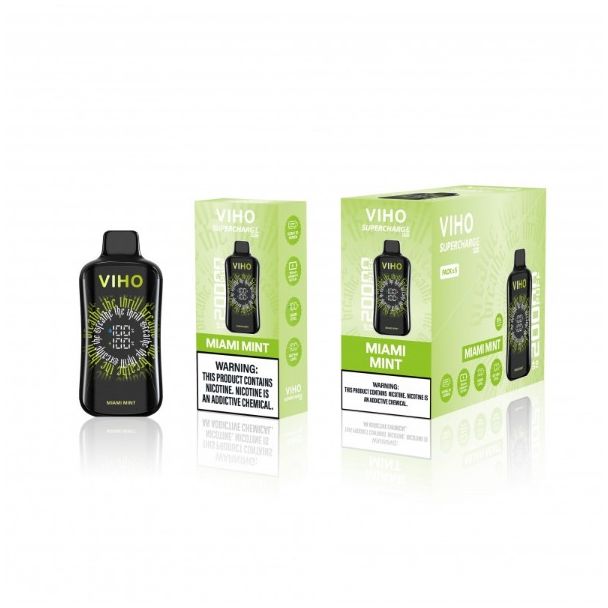 VIHO Supercharge Pro 20,000 Puffs Disposable - Miami Mint