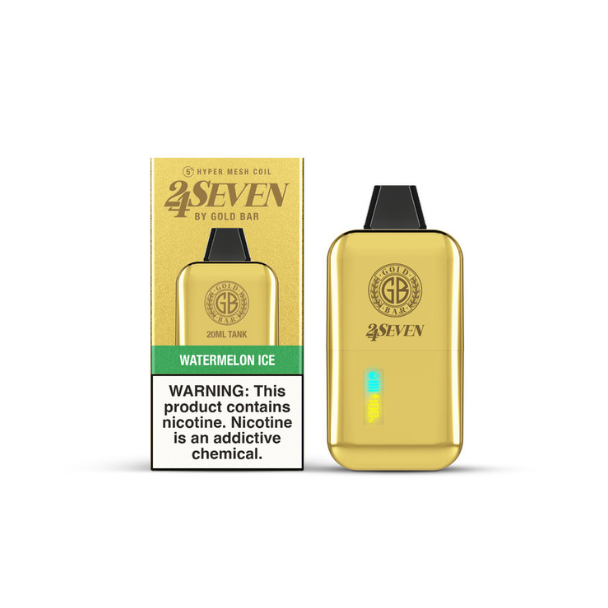 Gold Bar 24Seven 24000 Puff Disposable - Watermelon Ice