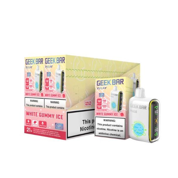 Geek Bar Pulse White Gummy Ice 10k