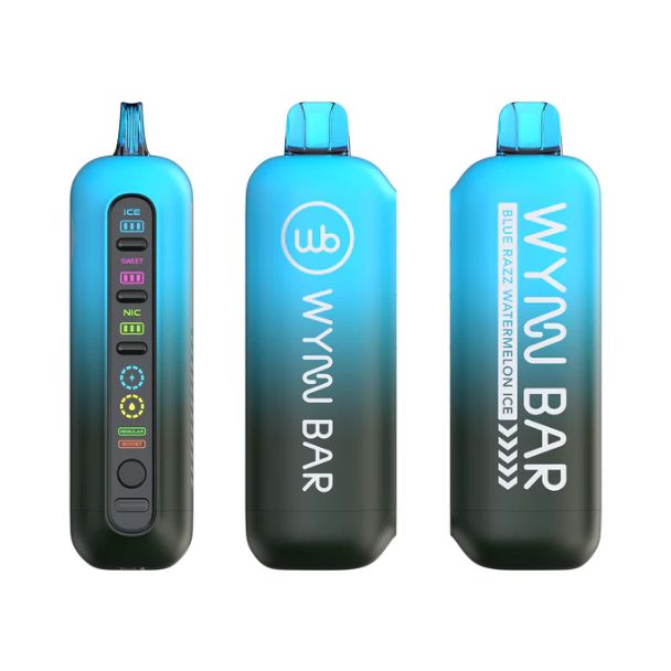 Wynn Bar 4 Adjust 50,000 Puffs Disposable Vape  Blue Razz Watermelon Ice