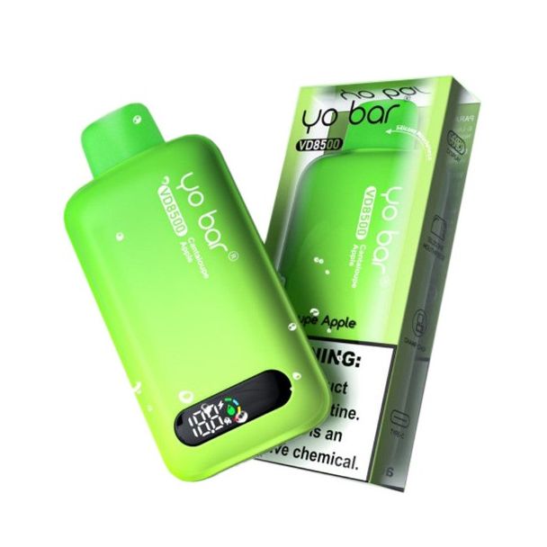 Yo Bar 8500 Puffs Disposable Vape 16mL - Cantaloupe Apple