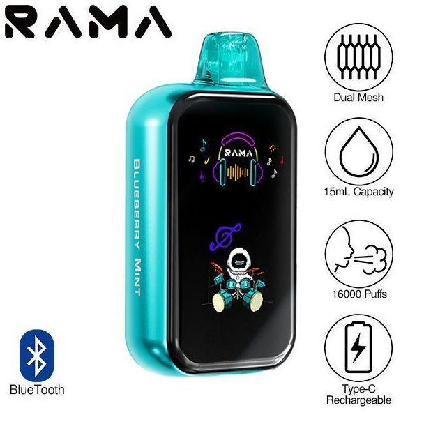Yovo Rama 16000 Puffs Disposable - Blueberry Mint