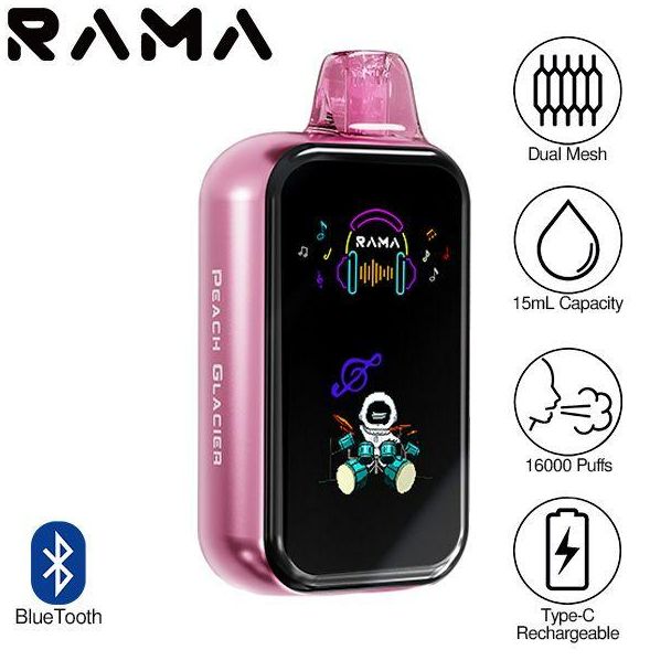 Yovo Rama 16000 Puffs Disposable - Peach Glacier