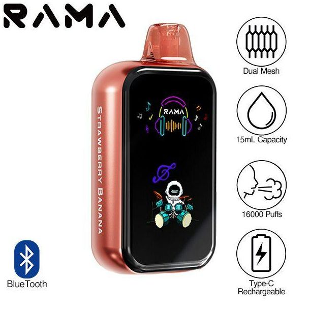 Yovo Rama 16000 Puffs Disposable - Strawberry Banana