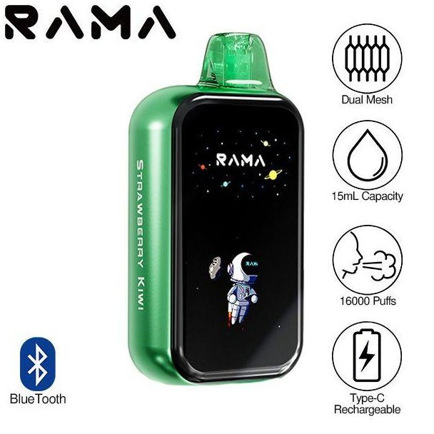 Yovo Rama 16000 Puffs Disposable - Strawberry Kiwi