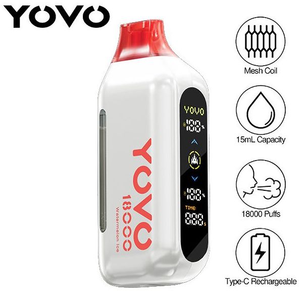 YOVO Ultra 18000 Puffs Disposable Watermelon Ice